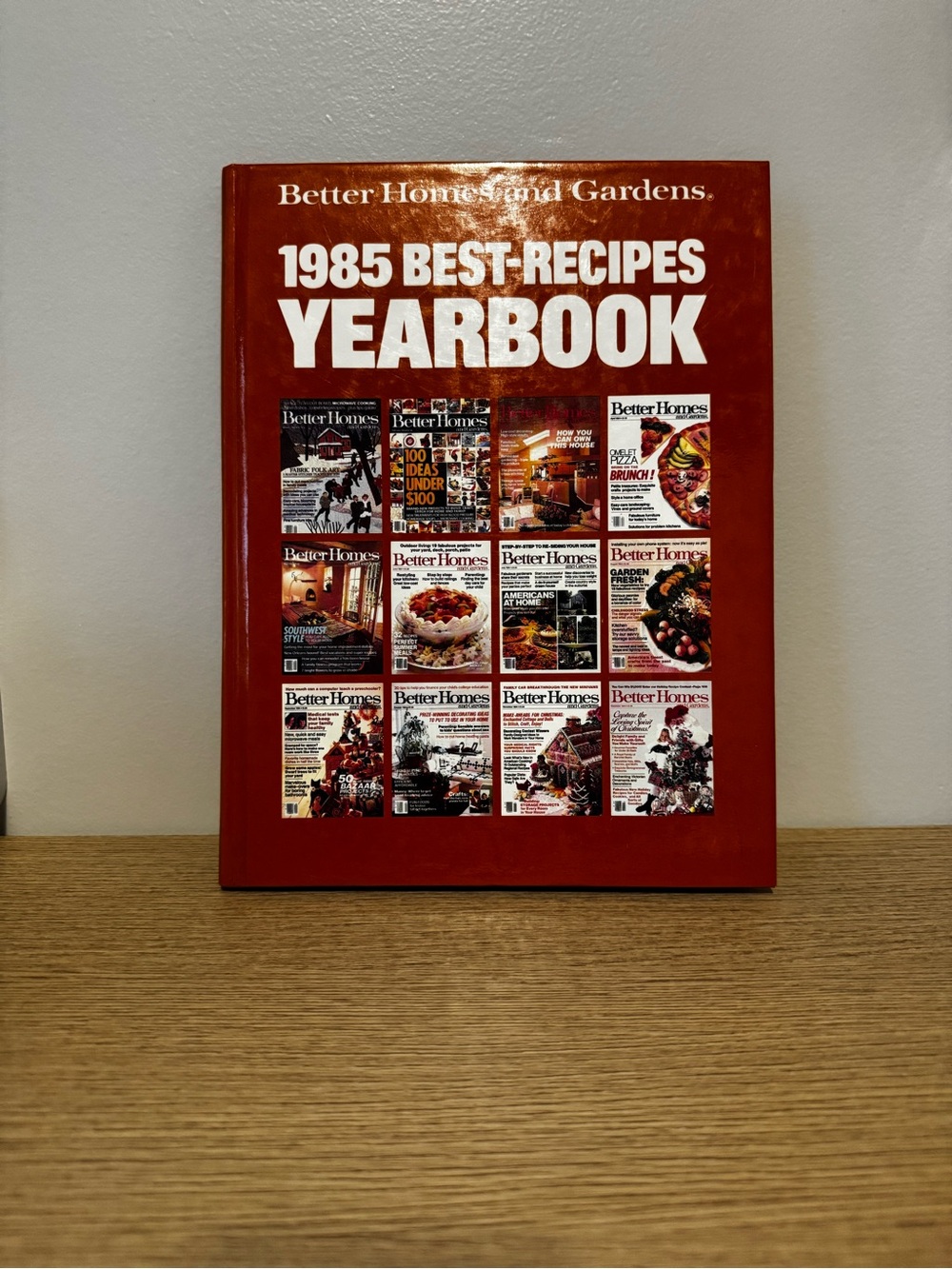 Better Homes & Gardens 1985 Best-Recipes Yearbook - Orange Cover